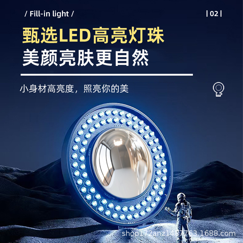 Cross-Border Flap Pocket Pants Light Mini Clip Fill Light Live Broadcast Special Led Light Mirror Beauty Light Selfie Lighting