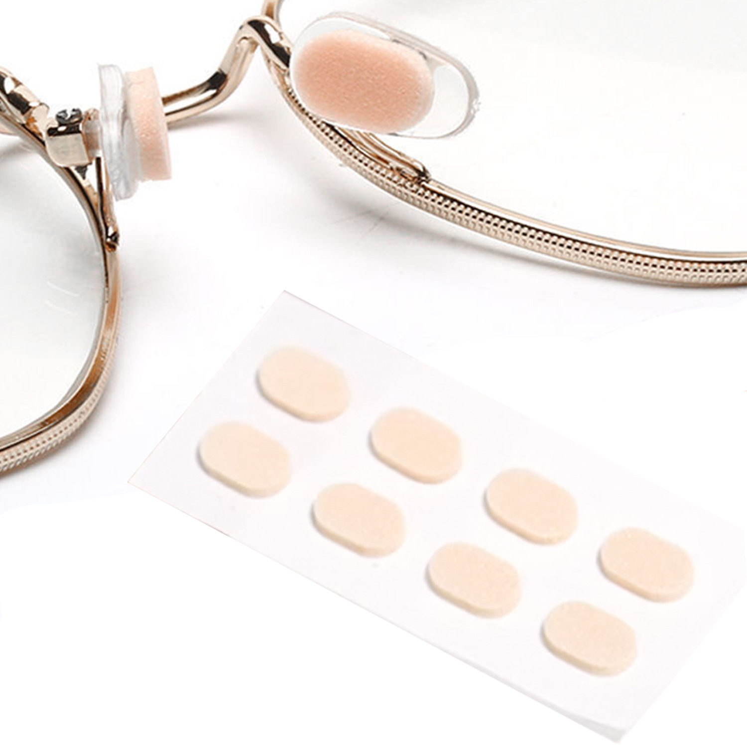 Spot Latex Nose Pads, Glasses Nose Pads, Non-Slip, Soft, Indentation-Free, High Sponge, Hypoallergenic and Stable