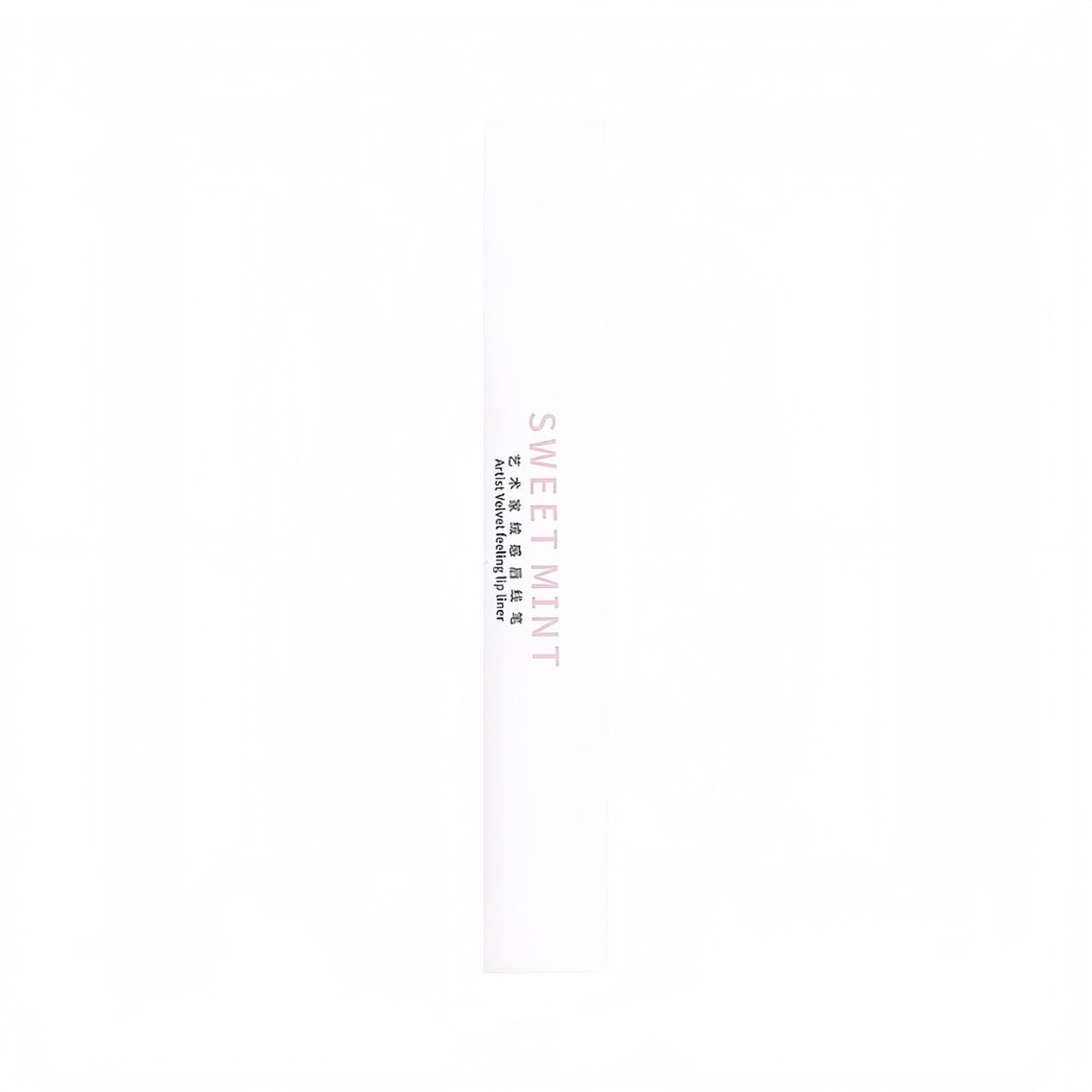 Sweet Mint Artist Velvet Lip Liner and Lip Brush Two-In-One Matte Color Rendering Outlines the Lip Shape Naturally and Lasts