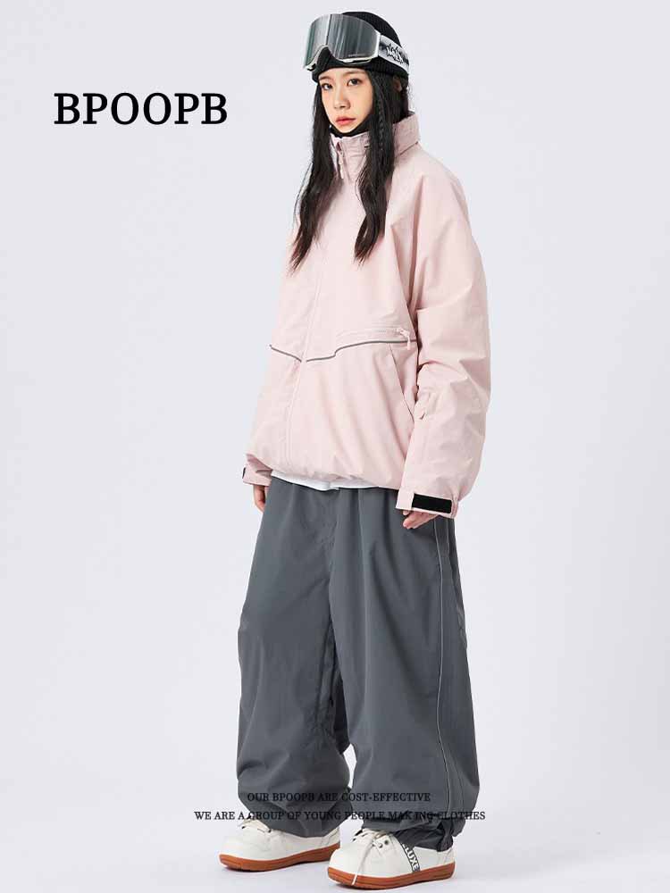 Southern Small Potato Ski Pants Women's Snowboard Waterproof Ski Outer Wear Pants Loose Double-board Outdoor Men's Casual Pants
