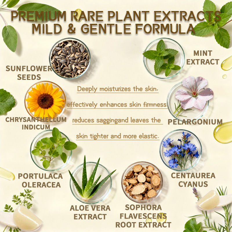 Plant Essence Intensive Anti-Wrinkle Hydrogel Eye Patch Customized Firming Eye Circle Diminishing Fine Lines Hydrating Moisturizing Eye Mask