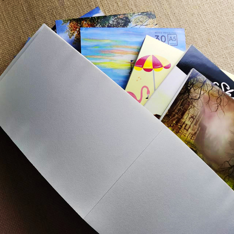 Cross-border sketching sketch graffiti sketch book hand-drawn copy student art color pencil tear glue picture book