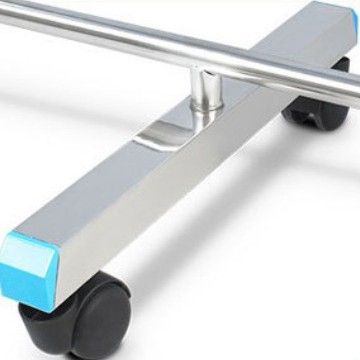 Mobile Blue Stainless Steel Screen for Hospitals, Clinics, Beauty Salons, Nursing Homes, Partitions, Mobile Folding Screens