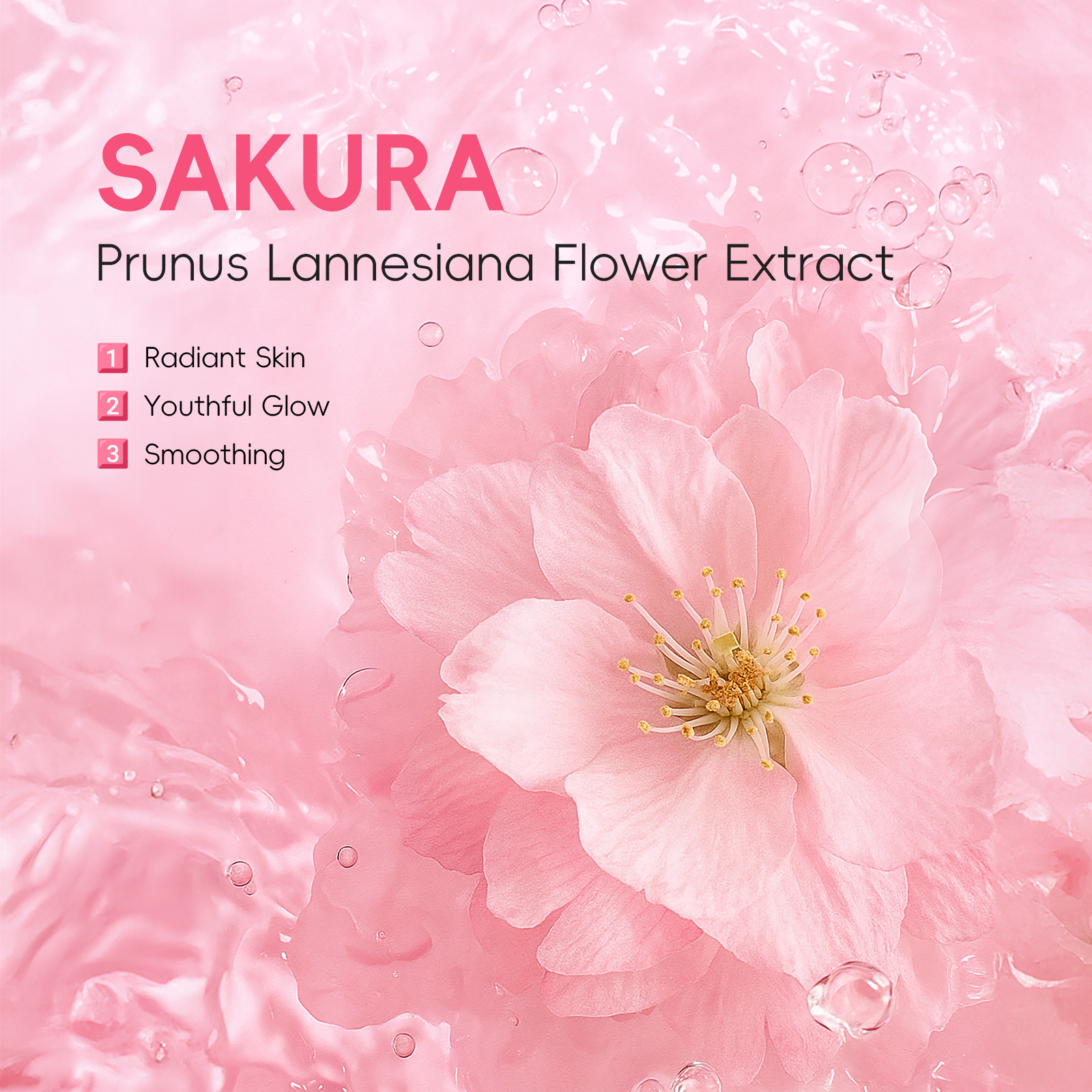 Laikou Sakura Essence 1.5ml Trial Pack Hydrating Lotion Skin Care Products Wholesale Dropshipping