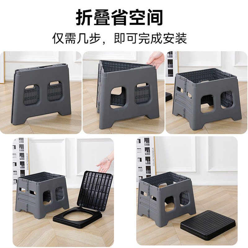 Outdoor Oversized Folding Toilet Car Portable Odor Deodorant Camping Tent Women Adult Pregnant Women Toilet