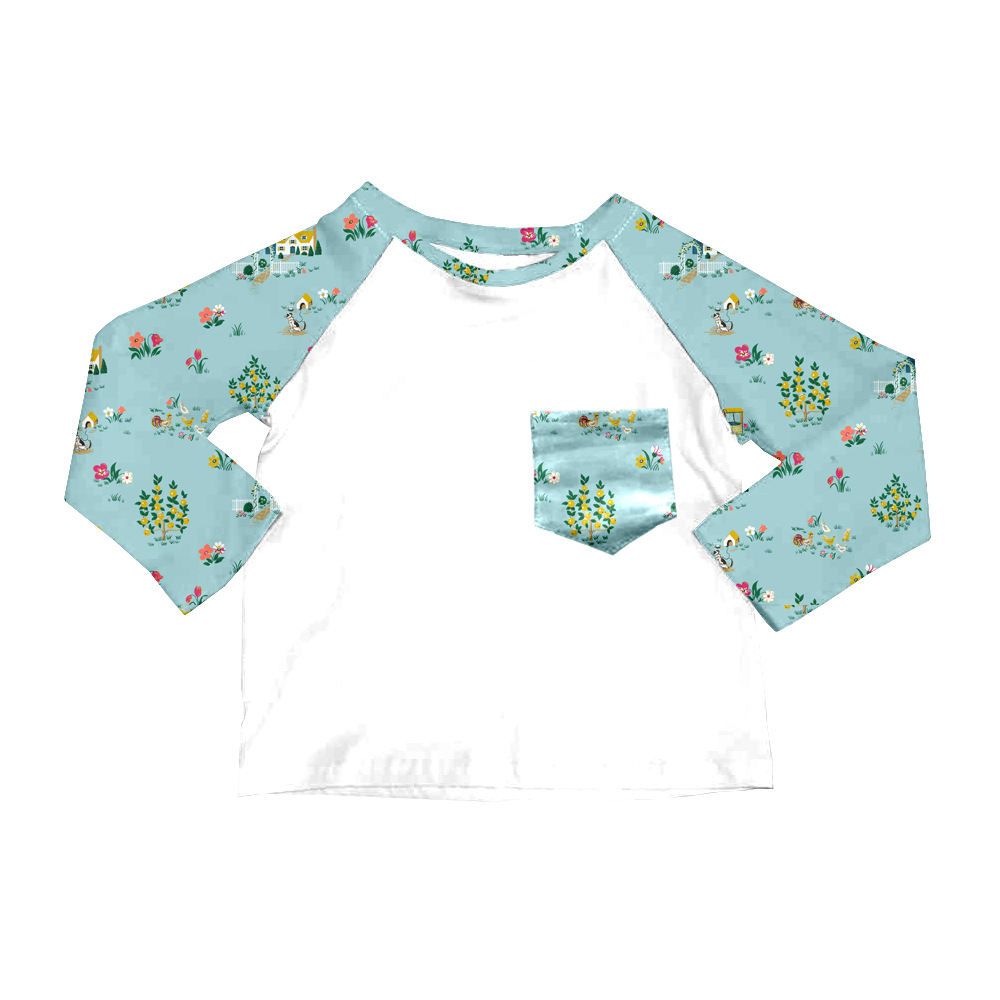 Boutique Foreign Trade Children's Clothing Printed Children's Cute Creative Custom Autumn Long Sleeves