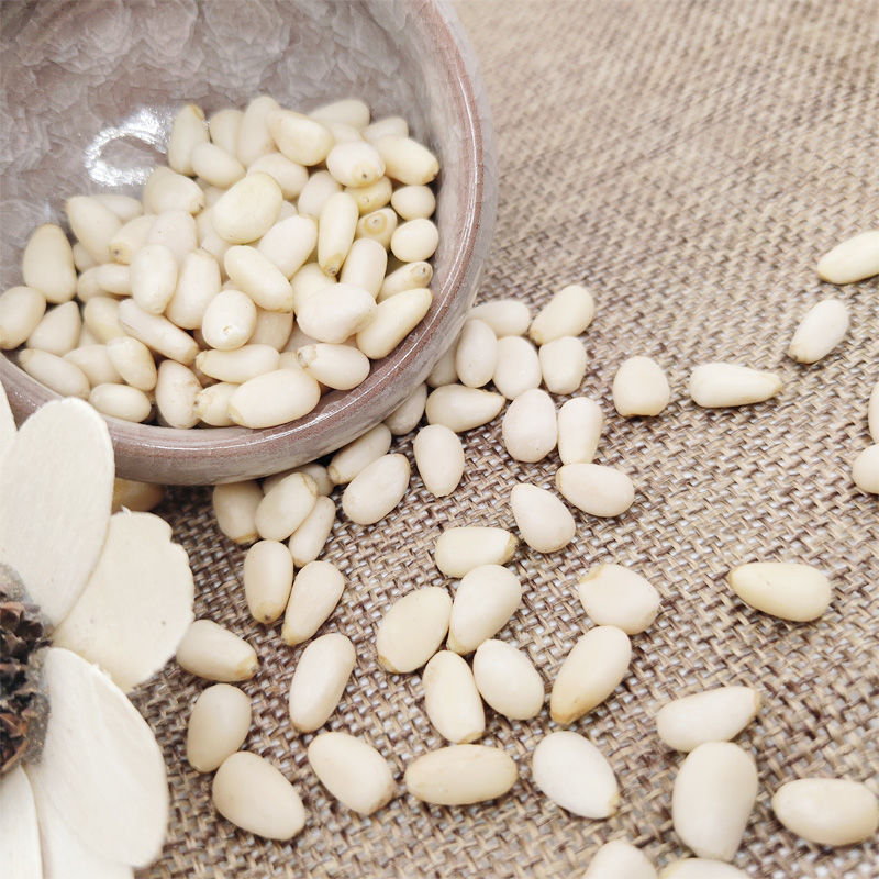2024 New Large Particle Pine Nuts Raw Pine Nuts Wholesale Fresh Original Nut Snacks Bag Bulk Net Weight Free Shipping