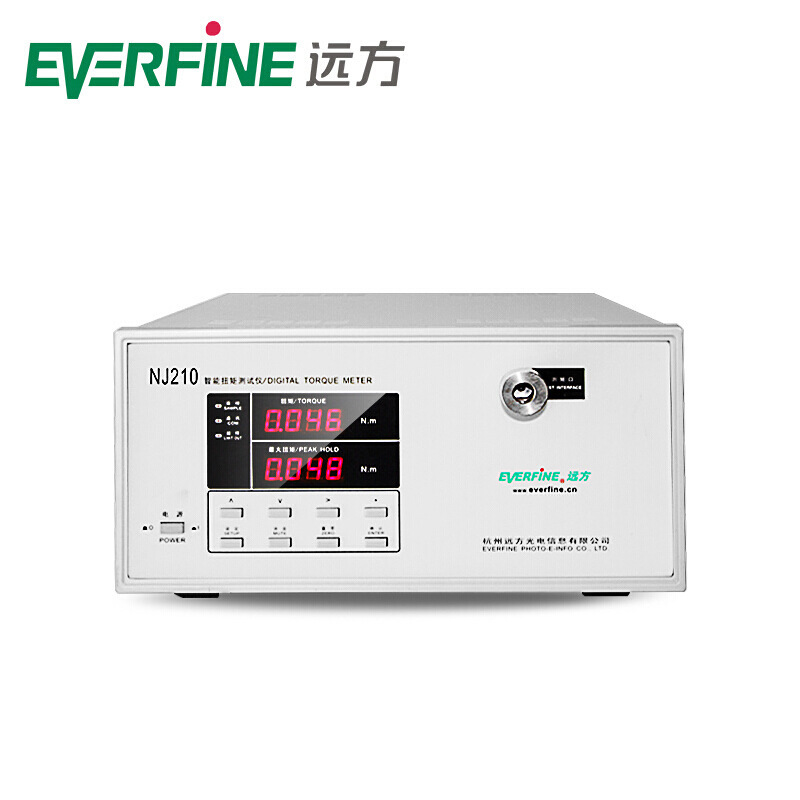 Интеллектуальный моментный тестер Everfine/Yuanfang Nj210, двойной дисплей, установка верхнего предела момента