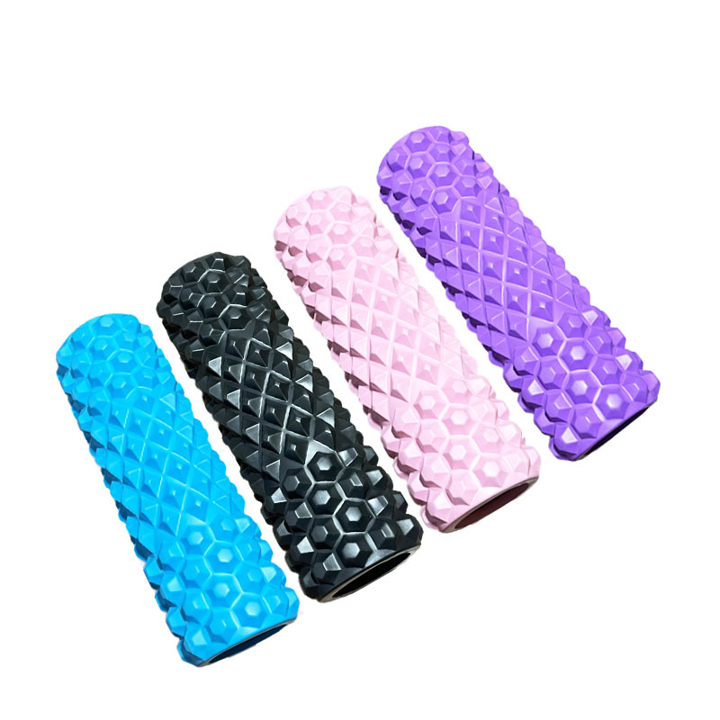EVA yoga column massage roller 30cm mini mace muscle relaxation yoga foam shaft cross-border new