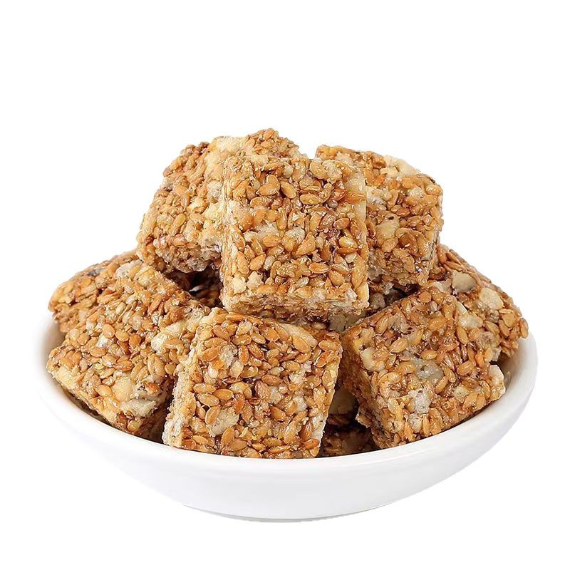 Flaxseed Walnut Crisp Sucrose-free Healthy Nutrition Breakfast Substitute Snacks Separate Packaging Flaxseed Walnut Crisp