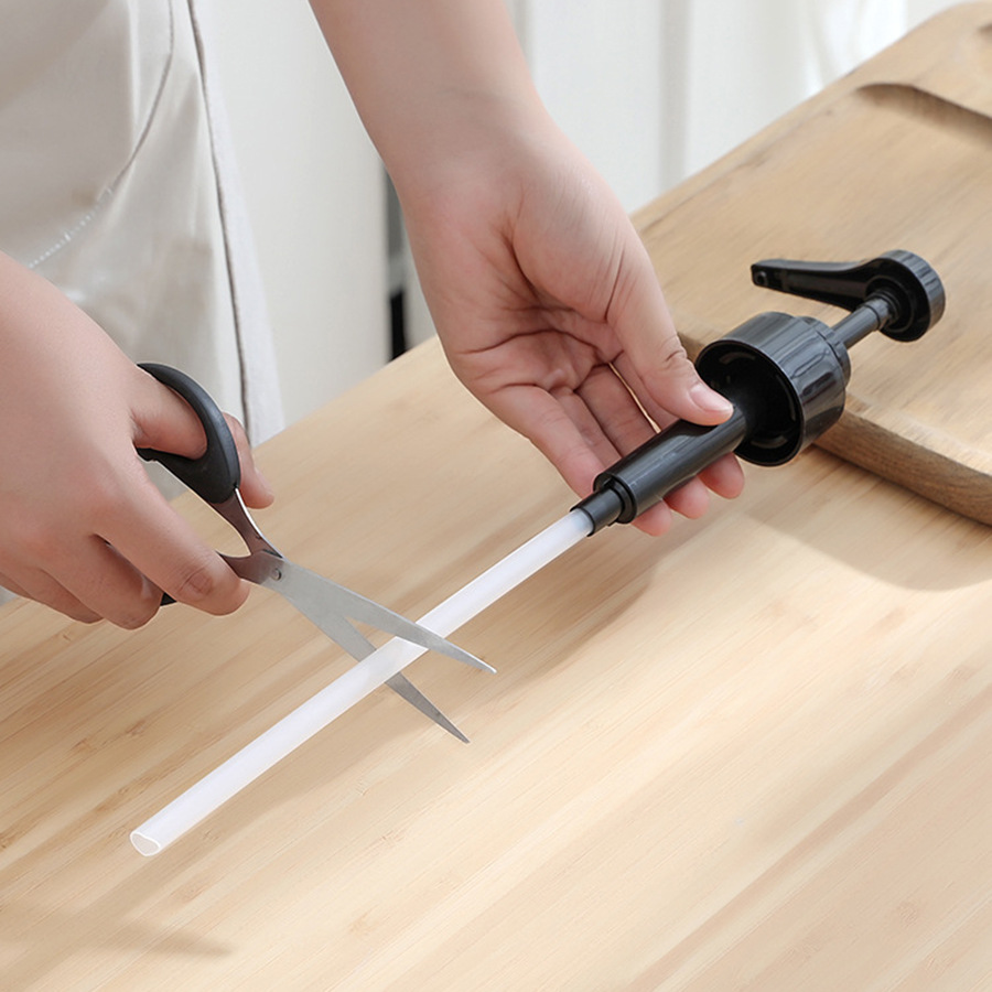 Оптовая кухня количественная бутылка для соуса устриц из нержавеющей стали, пресс-тип, горлышко для контроля количества соуса, горшок для томатного соуса