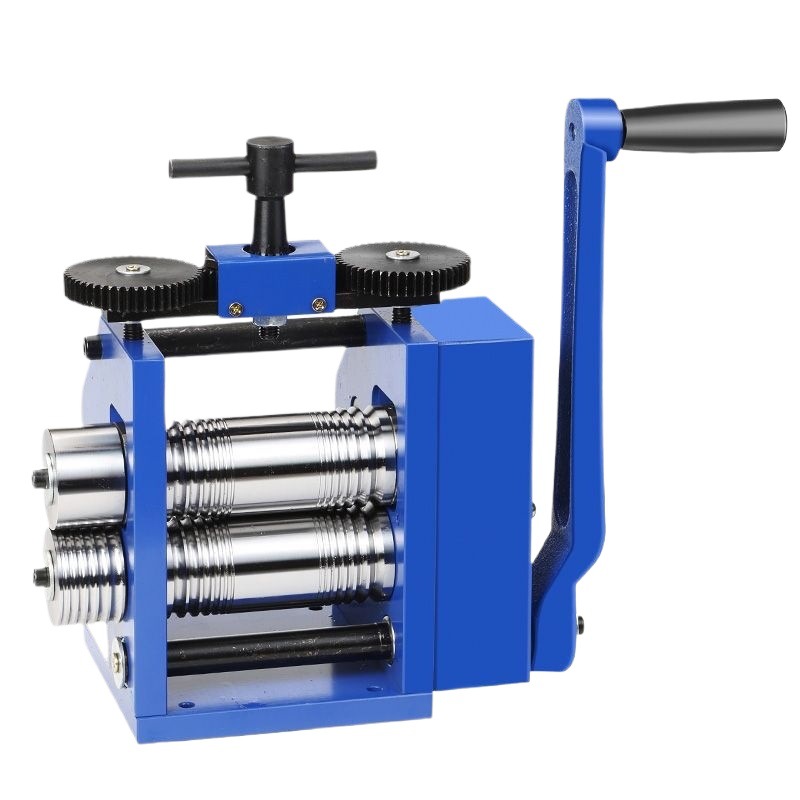 European-Style Tablet Press for Gold and Silver Jewelry Processing, Round Tablet Press, Square Tablet Press, Hand-Cranked Small Tablet Press, Goldsmith Tools