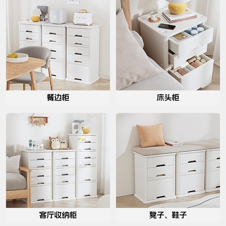 babyviva收纳柜儿童五斗柜婴儿喂养台衣柜宝宝玩具储物柜抽屉置物