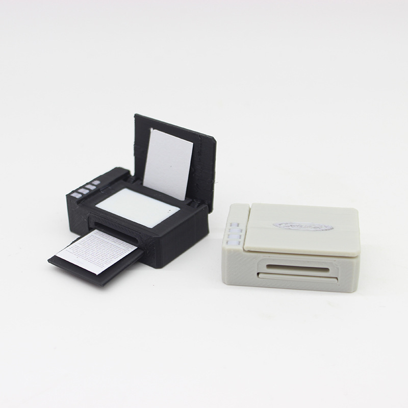 1:12 points baby house mini stationery simulation printer pocket office scene model props BJD
