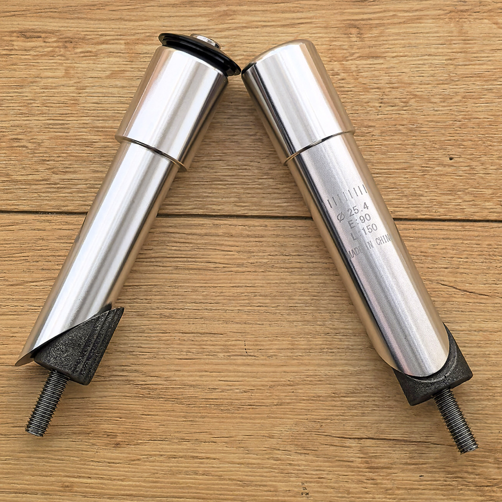 Folding Bike Stem Riser, Bicycle Front Fork Reducer, Stem Height Increaser, Front End Extender, Height Increase 4- 8cm