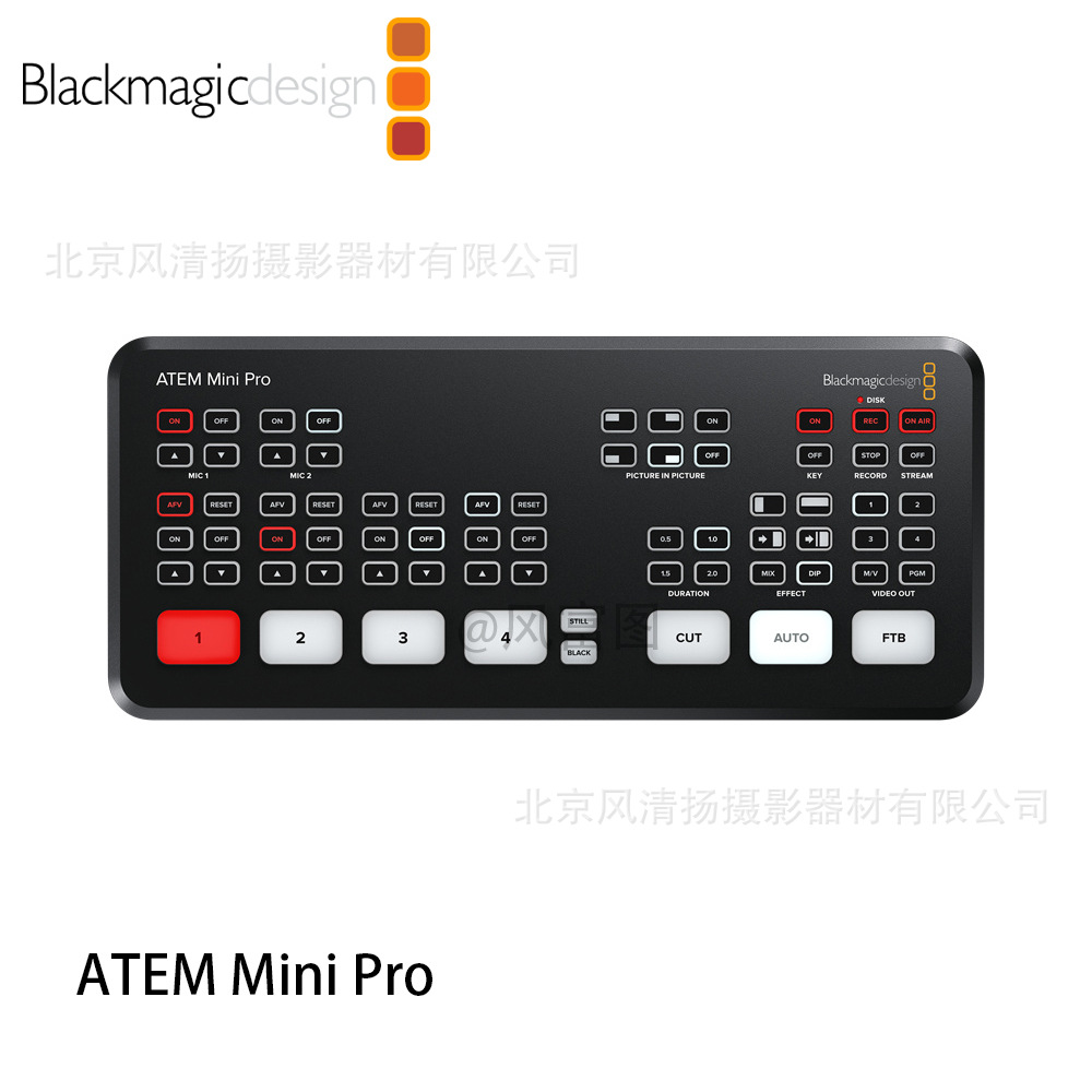 Bmd Atem Mini Pro Extreme Iso Director's Switcher Live Streaming Multi-Position