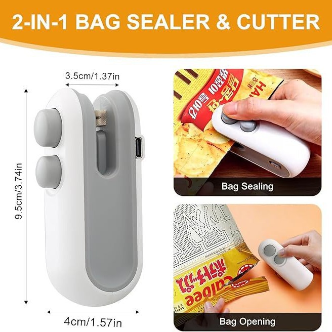 Sealing Machine Household Small Mini Sealing Machine Plastic Sealing Machine Sealing Clip Sealing Clip Sealing Artifact Snack Sealer