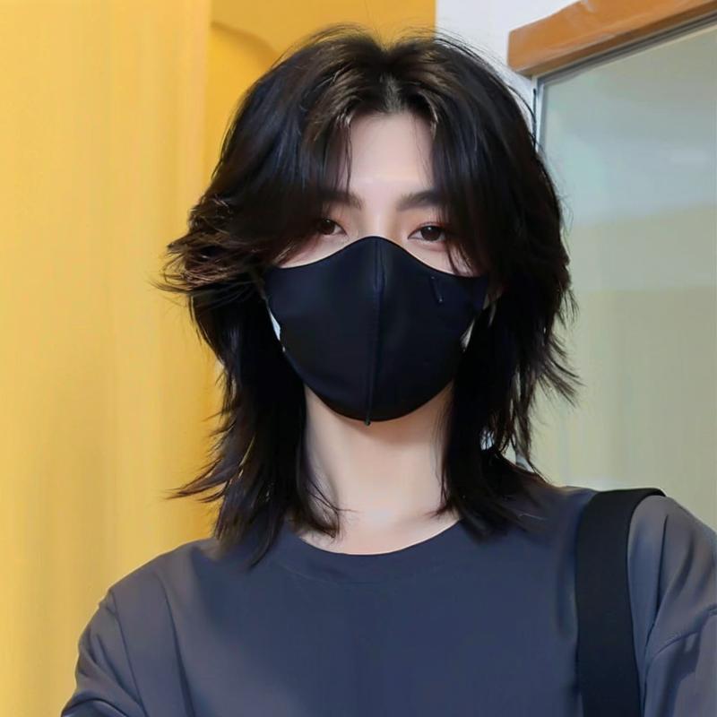 AliExpress wig Japanese medium and long hair wolf tail new mullet head cos wig full head cover source factory wholesale