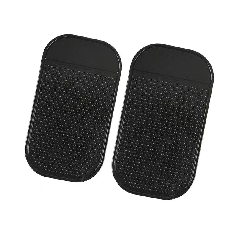 Car interior supplies PU car anti-slip mat wholesale seamless removable adhesive car mobile phone storage mat spot