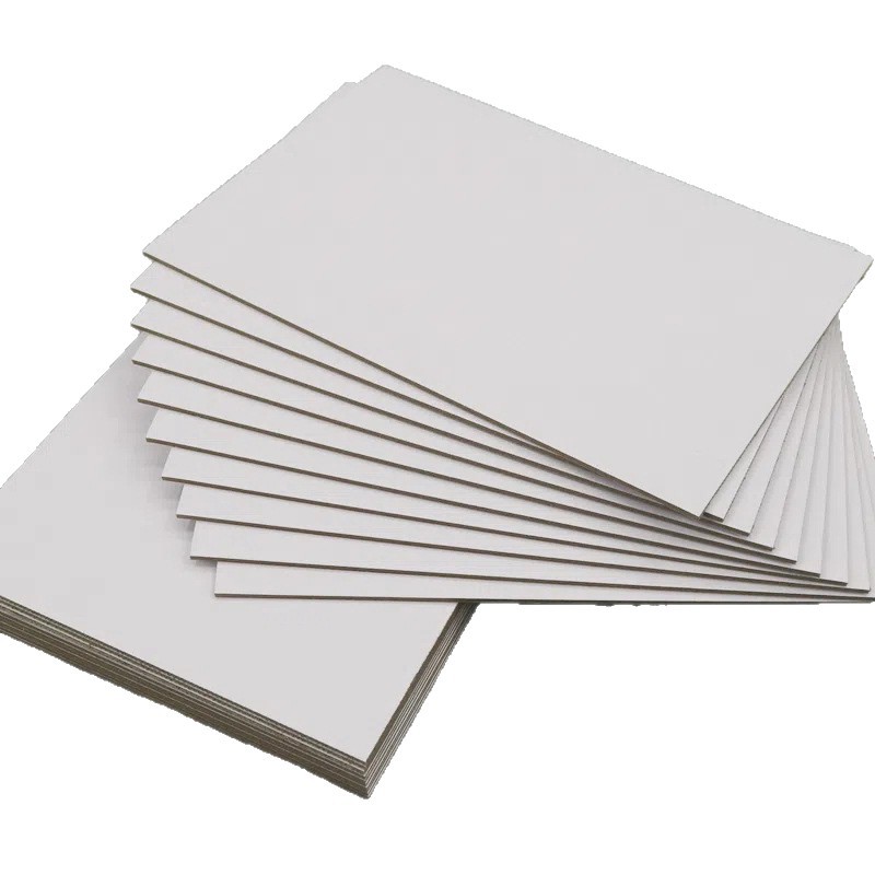 White Cardboard Wholesale 250G-400G White Cardboard A3 Double-Sided Hard Cardboard Printing Packaging White Cardboard Box Customization
