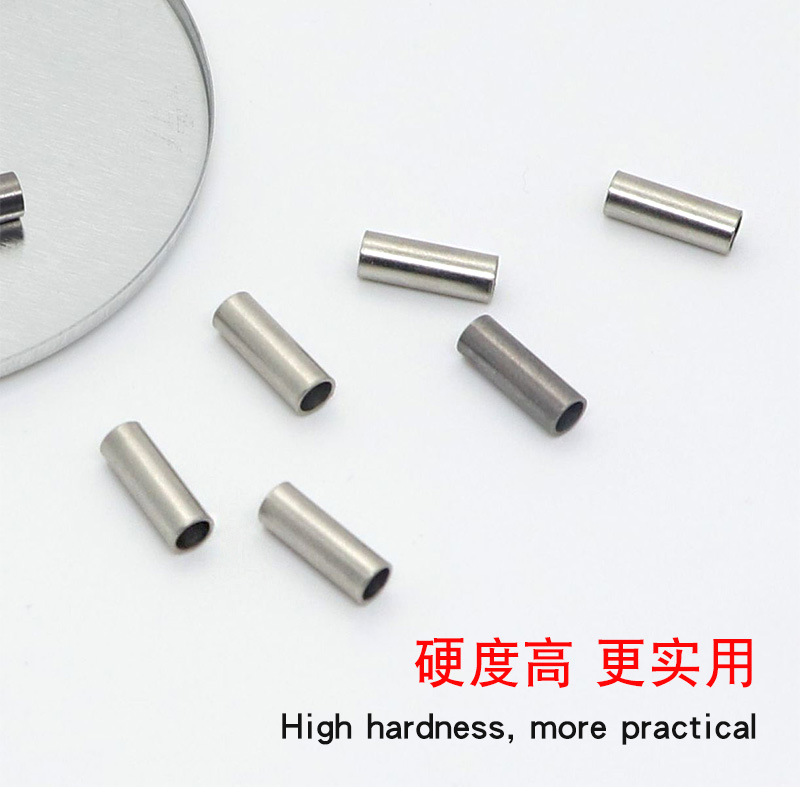 10mm Single Copper Tube Fishing Tackle Line Clamp Tube Fishing Line Fixing Tube Tube Clamp Line Stopper Fishing Tackle Small Accessories Factory