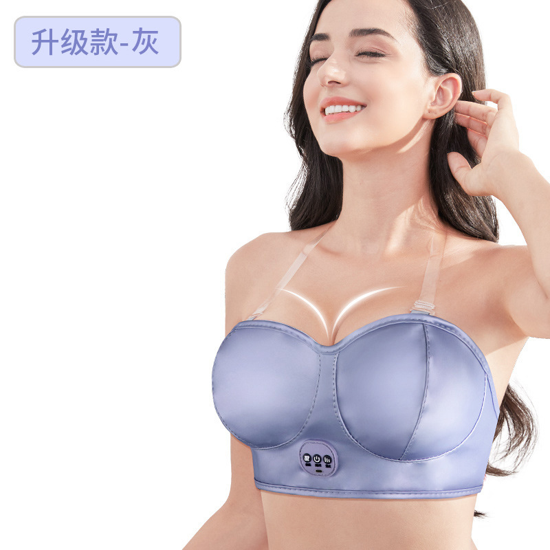 Электрический массажер для груди, умный горячий компресс, вибрационный массажер для красоты груди, домашний увеличитель груди