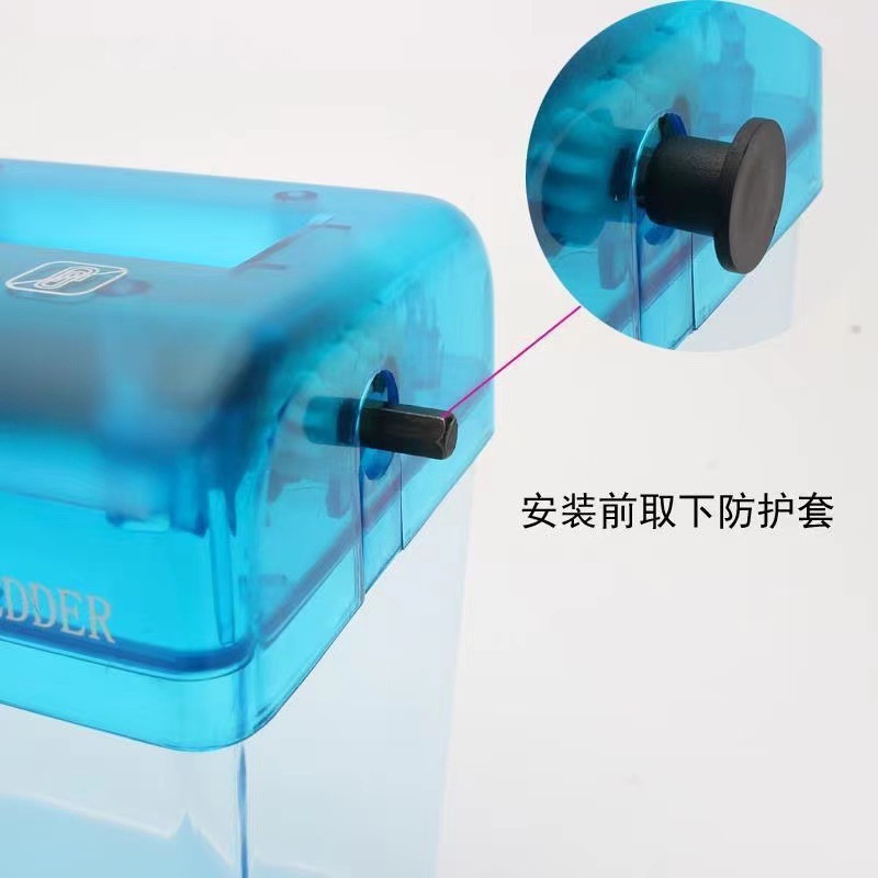 Office Desktop Portable Mini Manual Paper Shredder Small Household Silent Paper Shredder Hand Paper Shredder