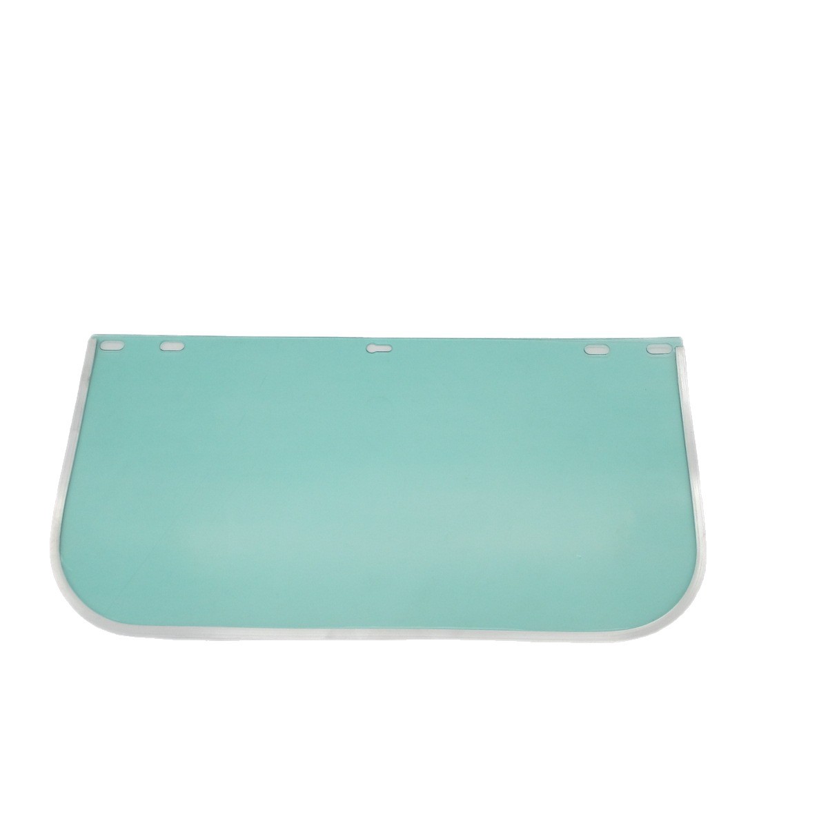 Manufacturer's Aluminum Alloy Frame Transparent Face Shield, High Temperature Resistant, Polished, Impact-Proof, Splash-Proof Aluminum-Edged Pet Protective Mask