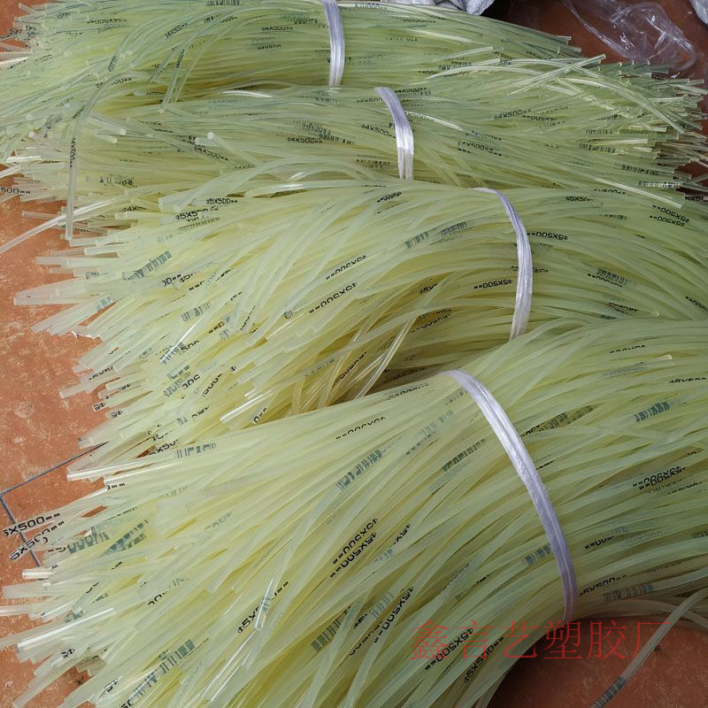 Rubber High-Quality Glue Stick Silicone Pu Tendon Stick 90 Yellow Polyurethane Stick Rubber Tube Imported Imported Yellow Solid