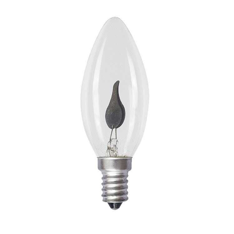 Light Bulb with Simulated Flame Dynamic Flame Design for Bars and Cafes, Creative and Unique E14 E27 Screw Base, Dimmable Flame-Like Design