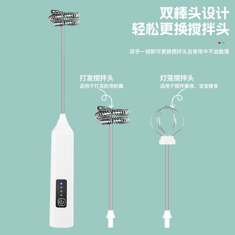Jll7601-3 Multifunctional Frother Electric Milk Frother Milk Coffee Frother Mini Stirring Stick Order