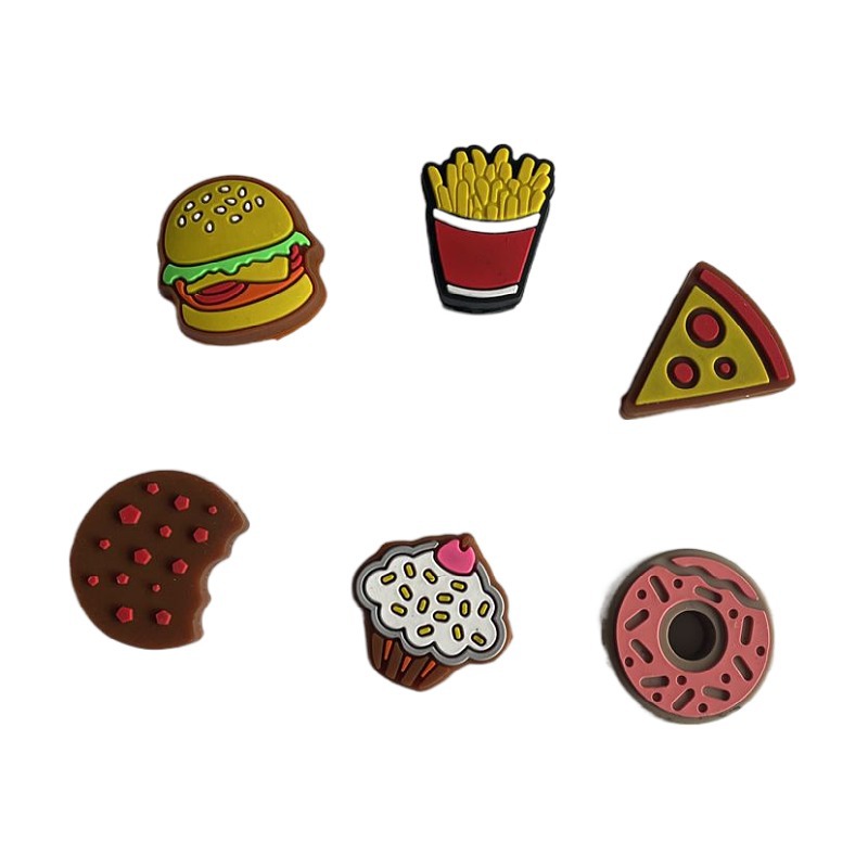 новый спот гамбургер пицца торт печенье амортизатор теннисная ракетка амортизатор силиконовая личность амортизатор