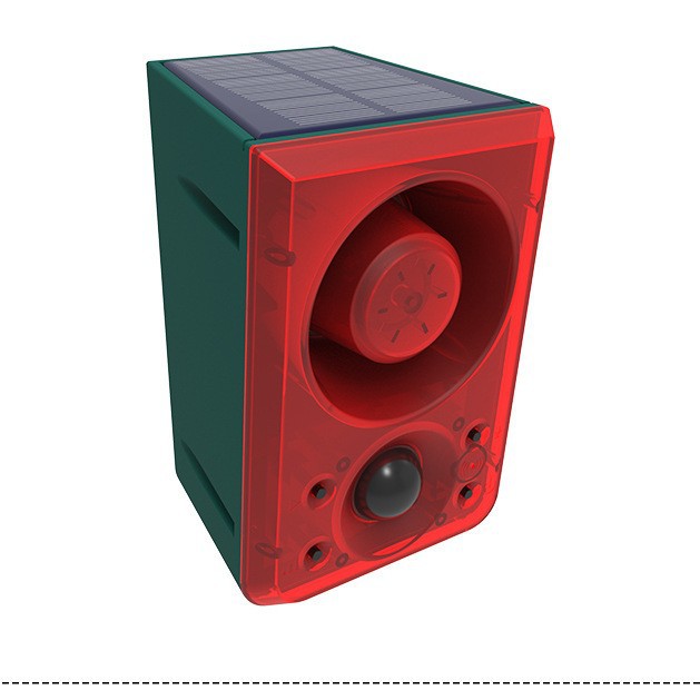 Solar Alarm Farm Orchard Animal Repeller Outdoor Sound and Light Alarm to Repel Birds and Wild Boars