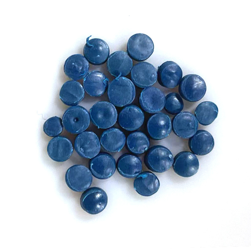 Blue Hdpe Recycled Plastic Particles High Density Polyethylene Pe Blue Feed Blow Molding Float Recycled Material Manufacturer