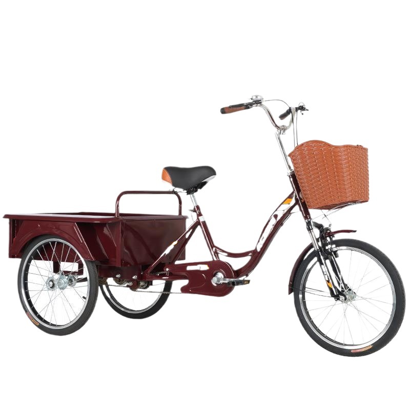 New old tricycle rickshaw scooter for the elderly pedal scooter light pedal bicycle for adult tricycle