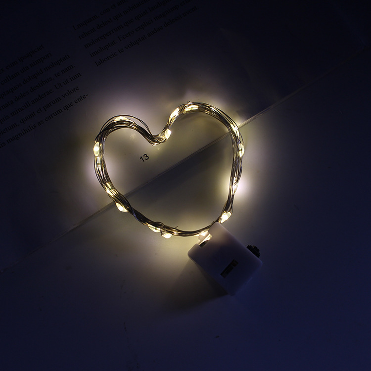 LED luminous light adjustable flash color light string small string light line small white box light small square box light led luminous light string