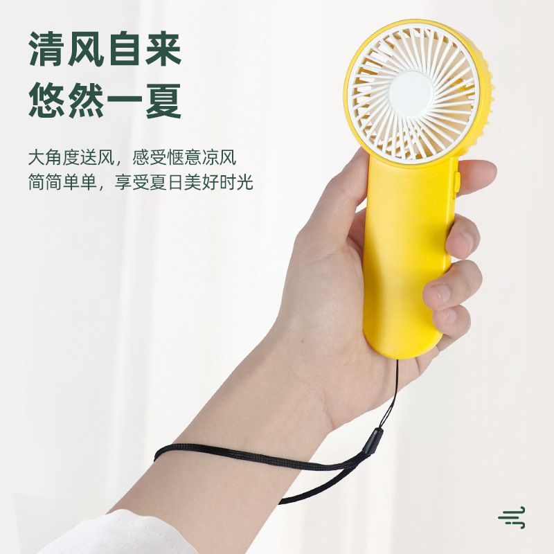 New Battery Version Handheld Mini Fan Aa Battery Portable Small Fan Printed Logo Export Gift Gift