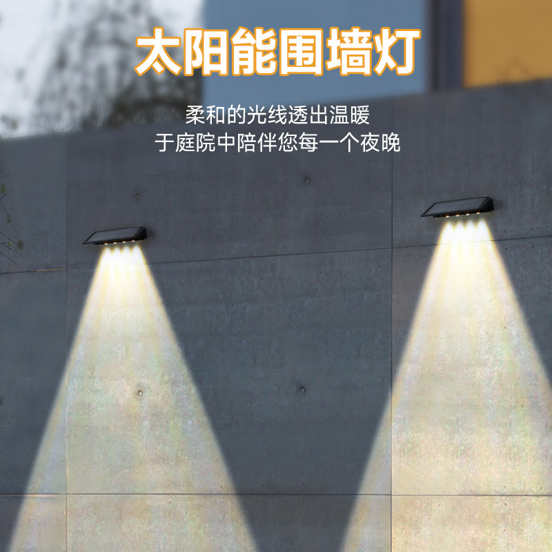 Солнечная ступенчатая лампа, декоративная, для балкона