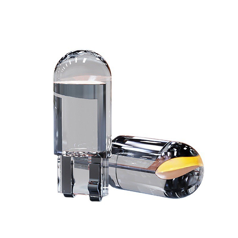 Car Width Indicator Light T10 Crystal Transparent Integrated Led Car Light Cob High Brightness W5W License Plate Light Reading Light