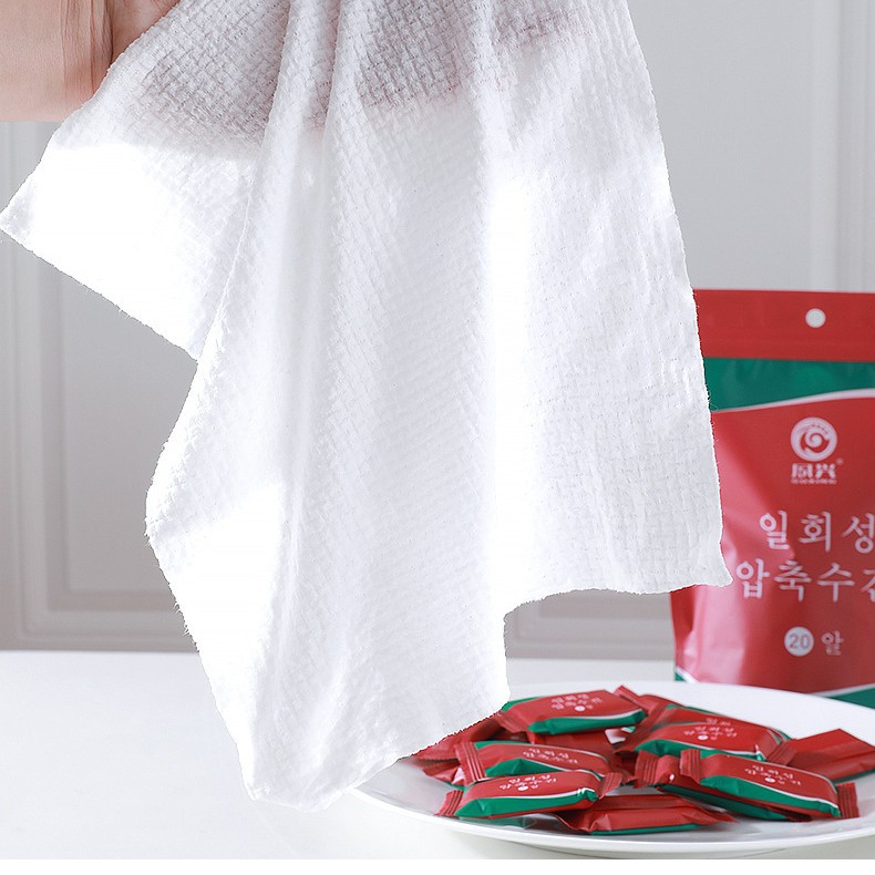 Disposable face wash towel compressed cleansing towel thickened portable disposable candy towel individually packaged granules wholesale