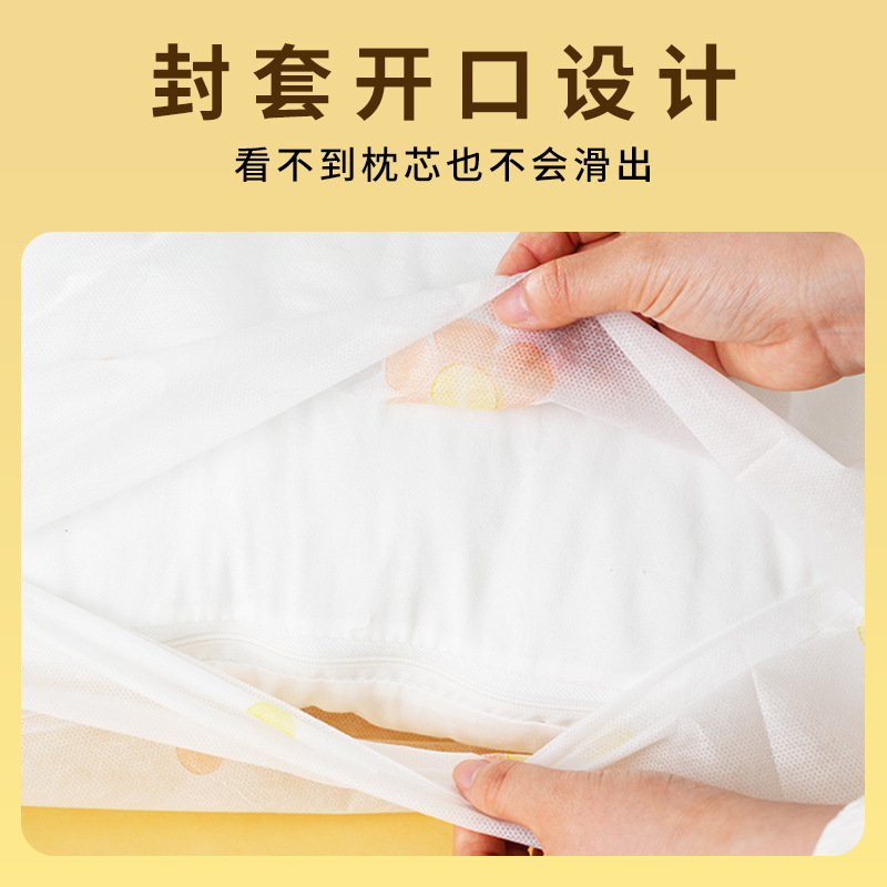 Disposable Pillowcases Thickeneded 100 Printed Non-Woven Fabric 30g Individually Packaged Travel Hotel Manufacturer