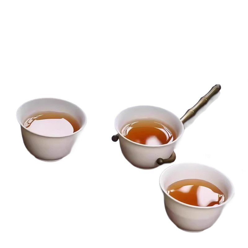 Disposable Tea Cup Rice Husk Kung Fu Tea Cup Thickeneded High Temperature Resistant Household Travel Tea Cup Portable Tea Set Tea Cup