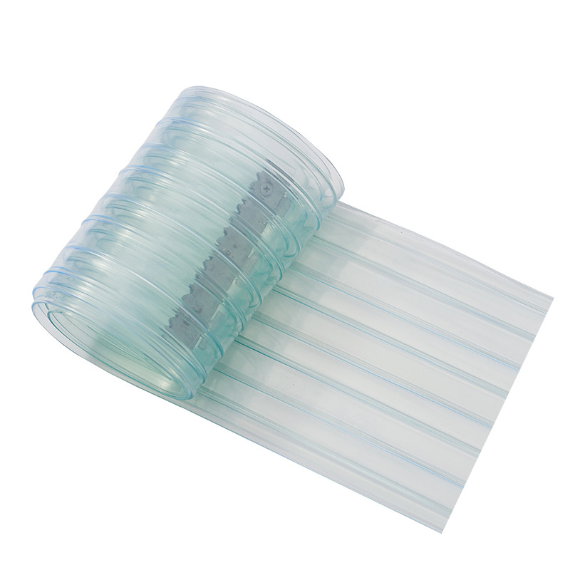 PVC Plastic Soft Door Curtain Household Partition Air Conditioning Windproof Kitchen Fume Windproof Transparent Commercial Leather Curtain