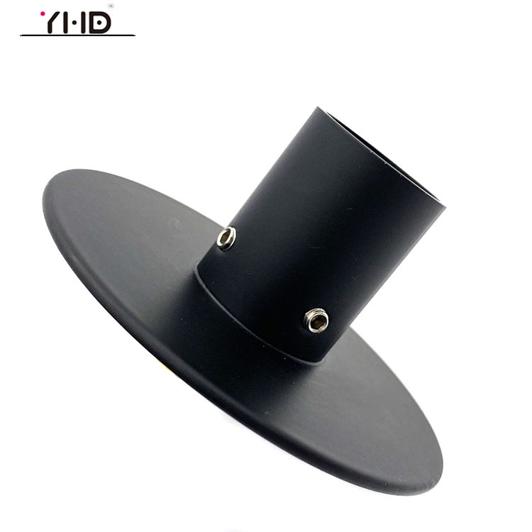 Stainless Steel Punch-Free Shower Curtain Rod Base 90 Large Outsole Plate 25 Large Flange Outsole Gulan Nail-Free Flange Seat Waterproof