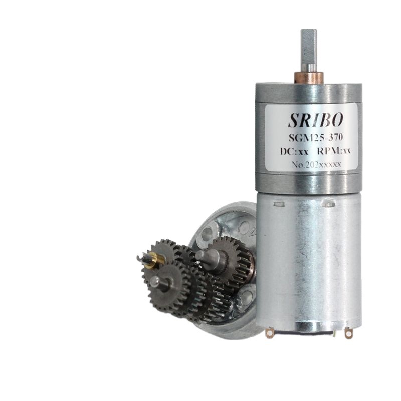 Sgm25-370 Dc Reduction Motor Motor 6V12V24V High Torque Low Speed Intelligent Robot Small Motor