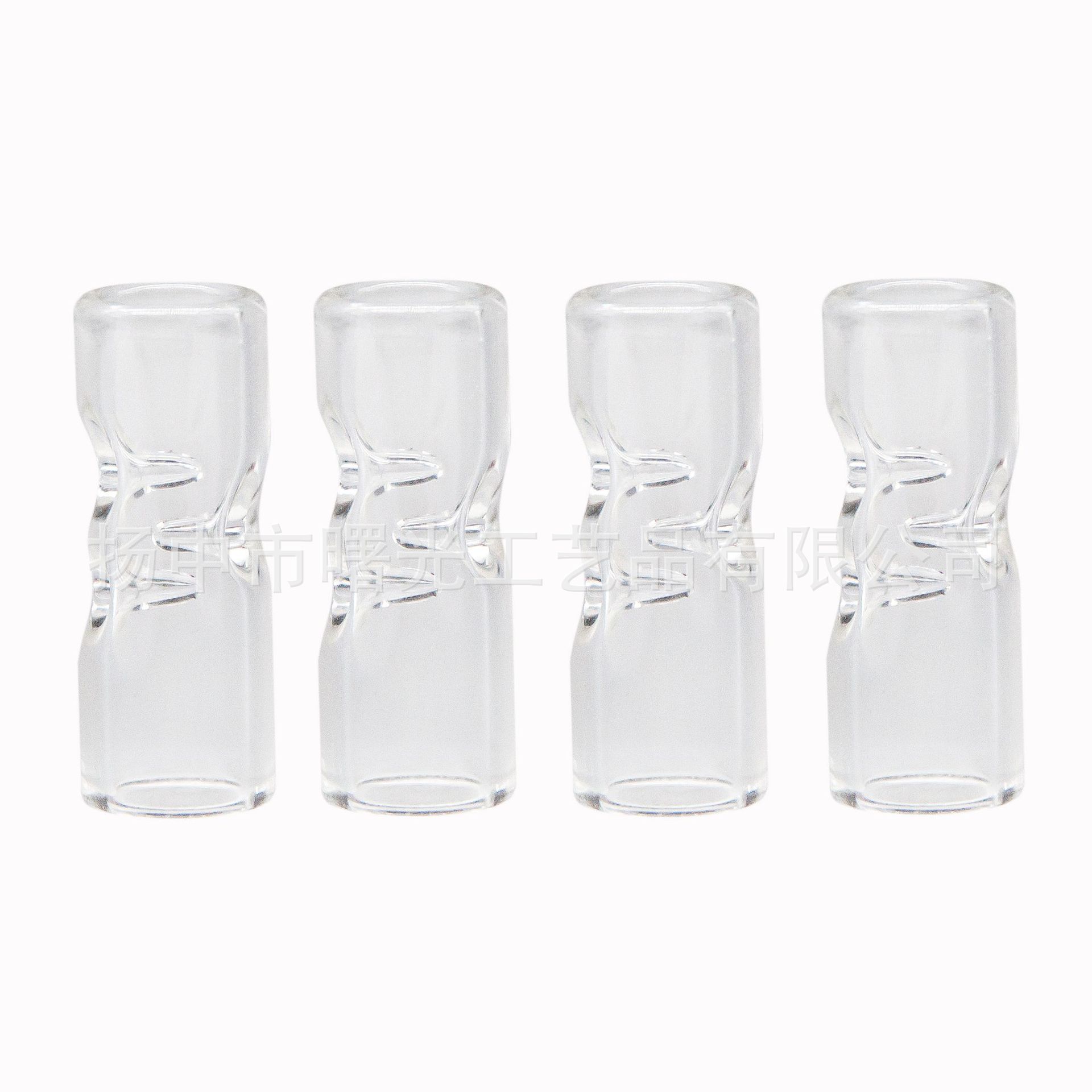 Factory Direct Sales Three-Point Structure Glass Cigarette Holder with Multi-Layer Filtration Protection Design High Borosilicate Heat-Resistant Cigarette Holder