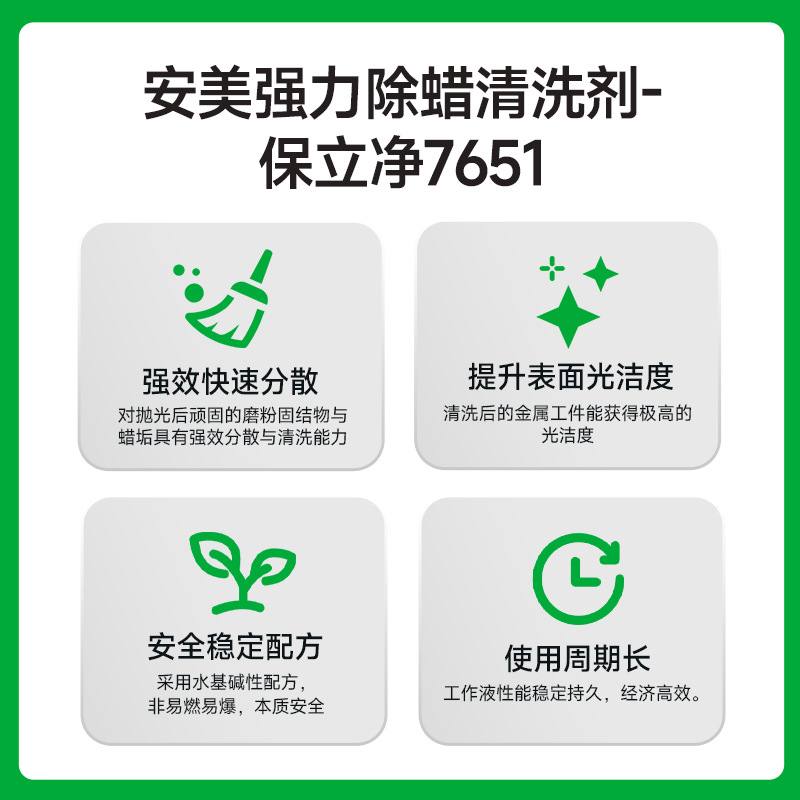 Industrial High-Efficiency Wax Removal Water Environmentally Friendly Aluminum Alloy Metal Polishing Wax Removal Water Stainless Steel Ultrasonic Wax Removal Cleaning Agent