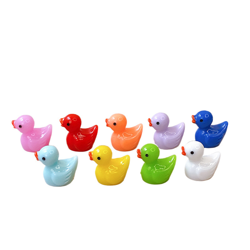 DIY Artificial Accessories Micro Landscape Ornaments Little Yellow Duck Doll Hot-selling Resin Crafts Cute Little Duck