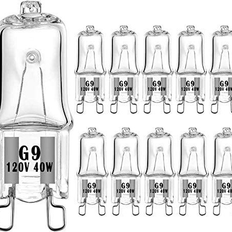 Галогенная лампочка G9 120V 220V 230V 25W/28W/40W/60W для настенного светильника, кристаллическая лампочка, галогенная для духовки
