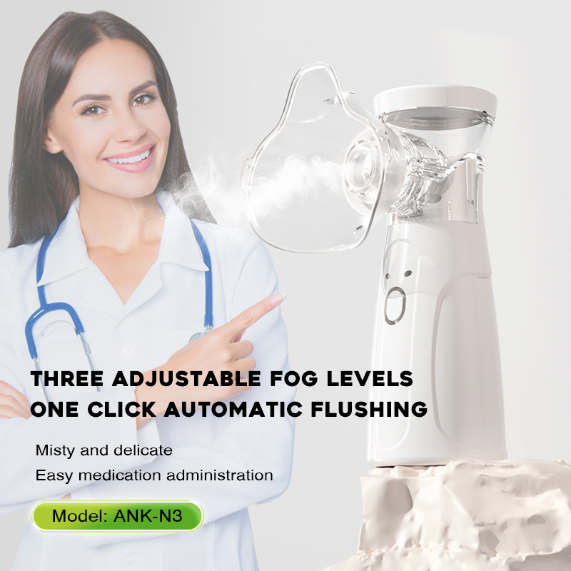 Medical-Grade English-Language Household Low-Power Handheld Large-Capacity Micro-Mesh Compression Inhaler with Ultra-Large Mist Volume